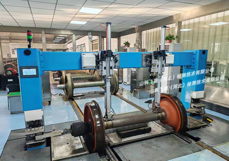 輪軸輪輞相控陣超聲波一體自動探傷機